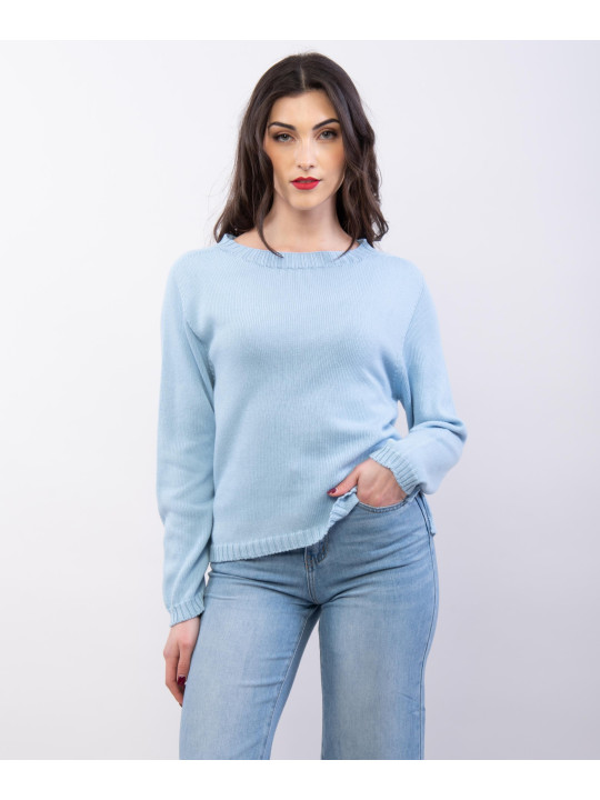 Maglia orlo a coste