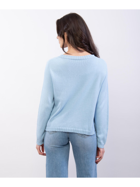 Maglia orlo a coste