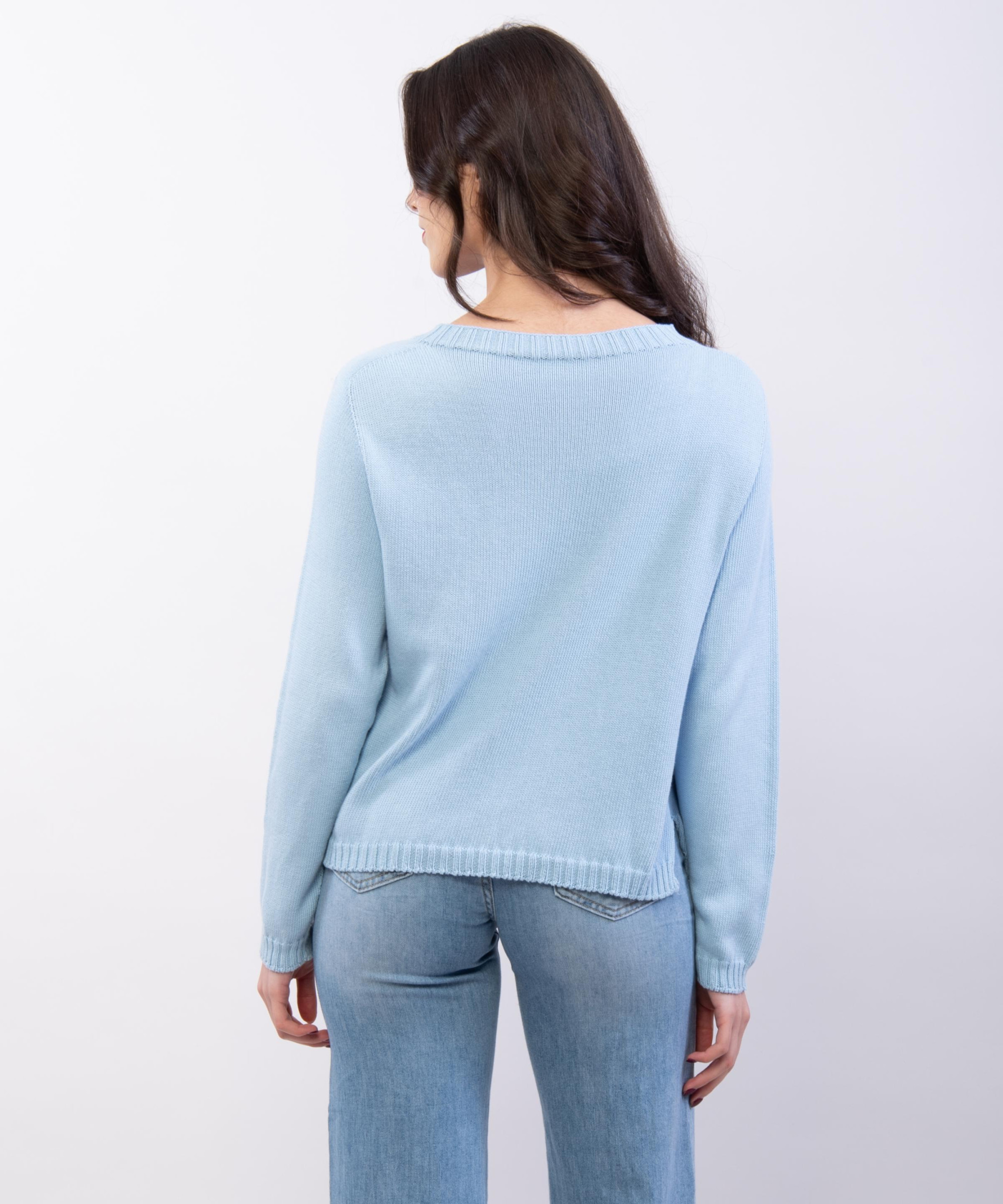 Maglia orlo a coste