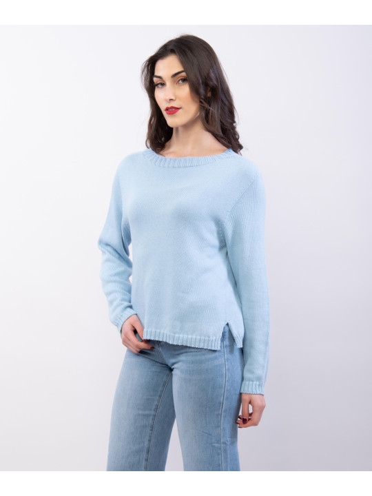Maglia orlo a coste