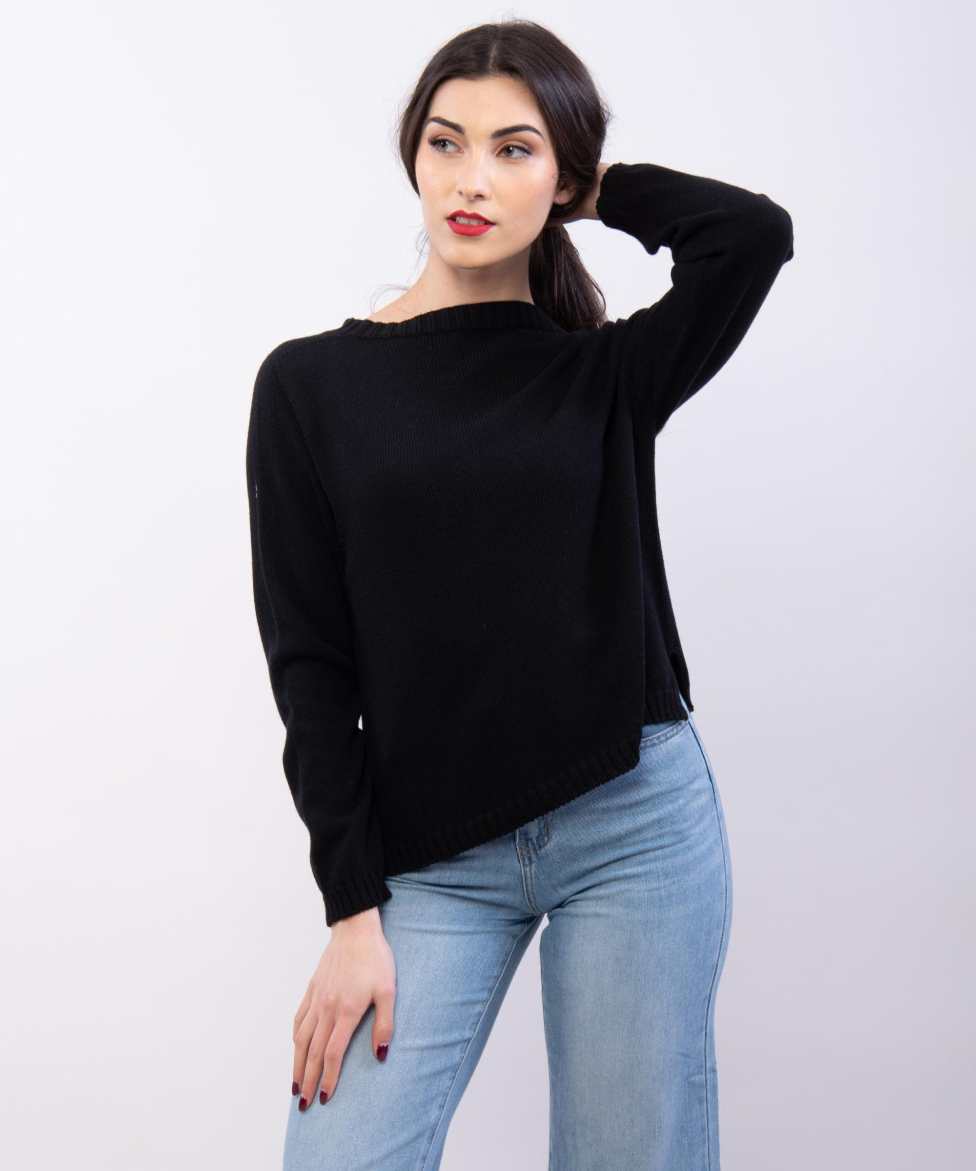 Maglia orlo a coste