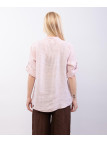 Camicia Lino Con ricamo