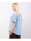 Camicia Lino Con ricamo