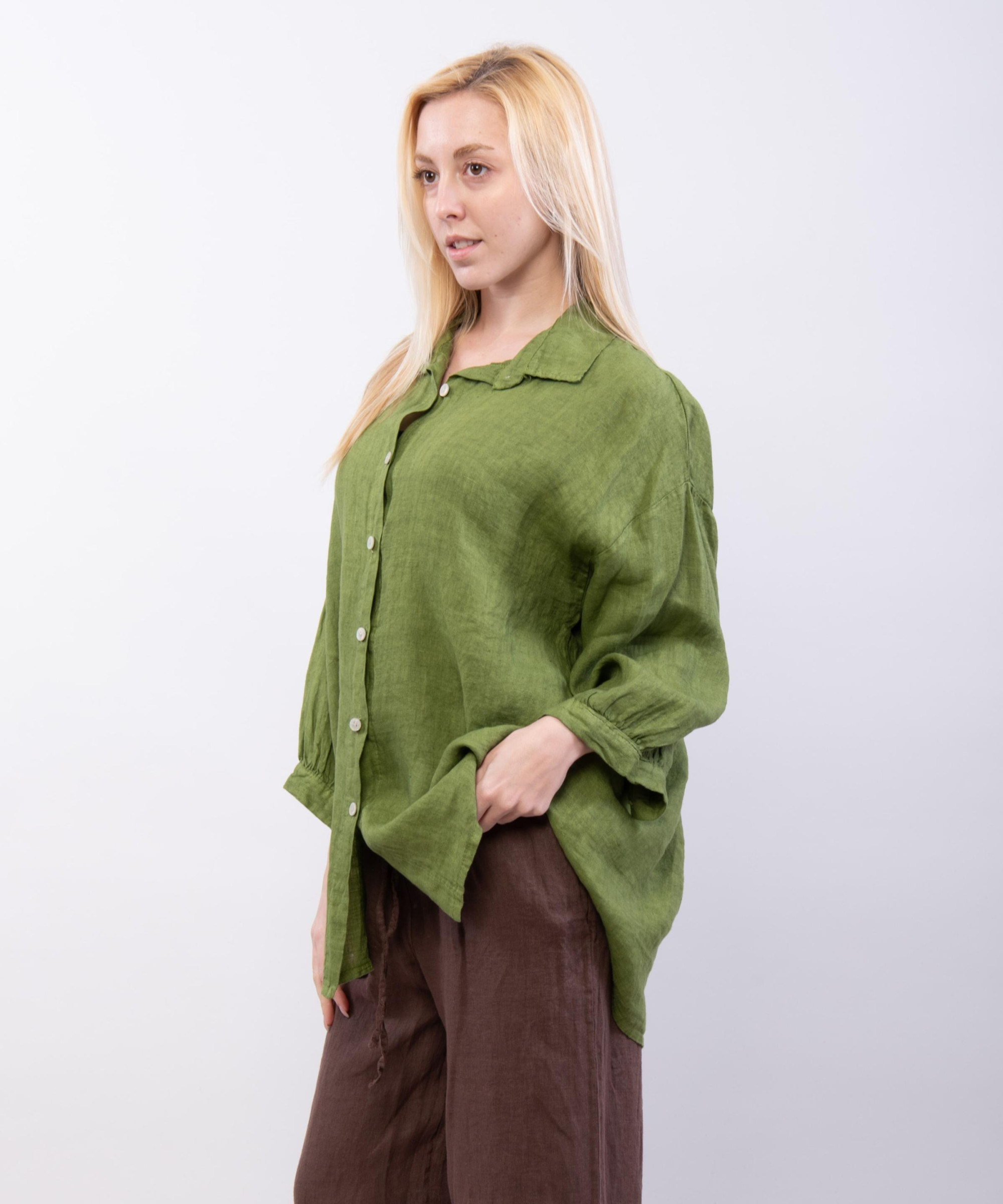 Camicia Lino Oversize