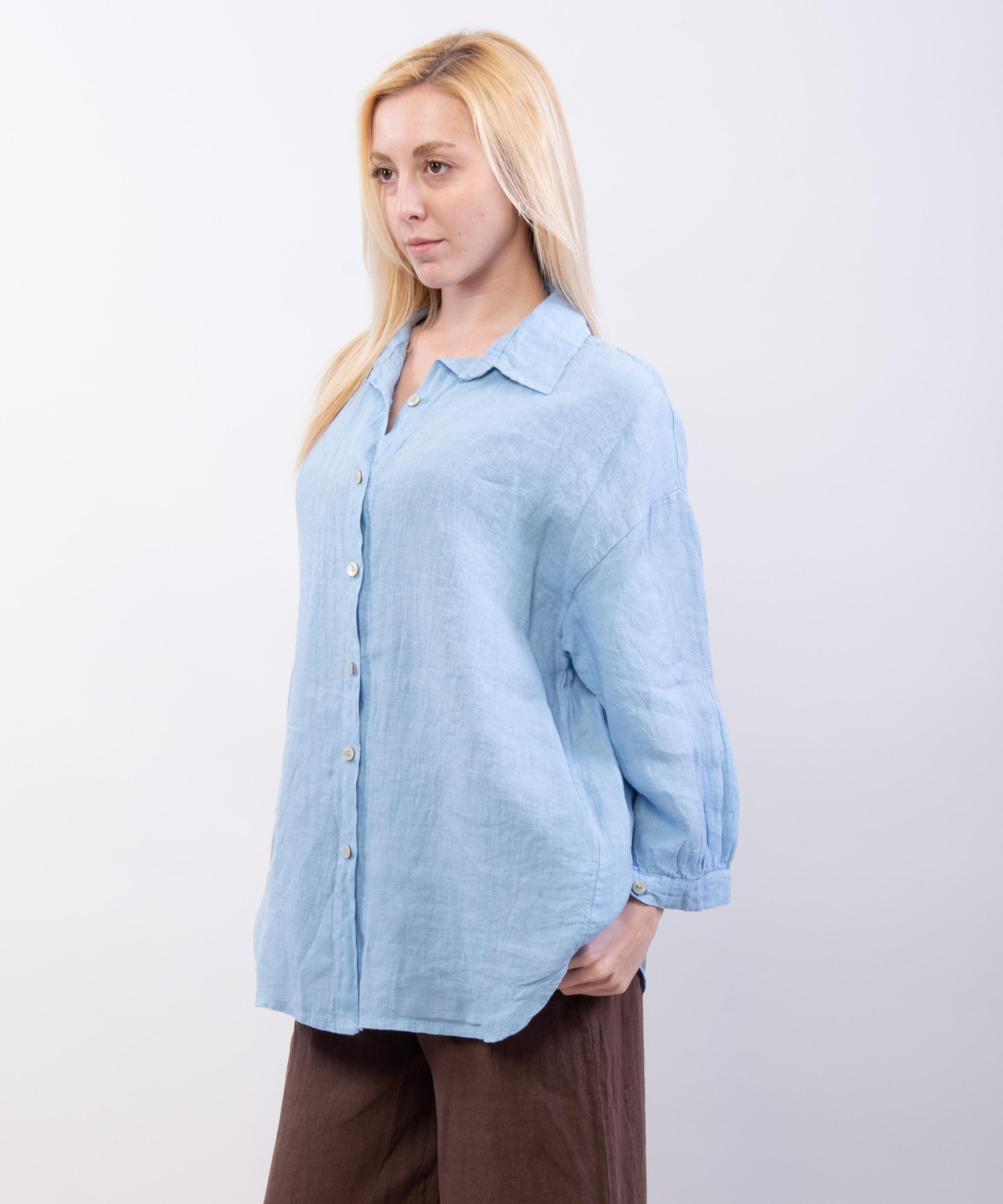 Camicia Lino Oversize