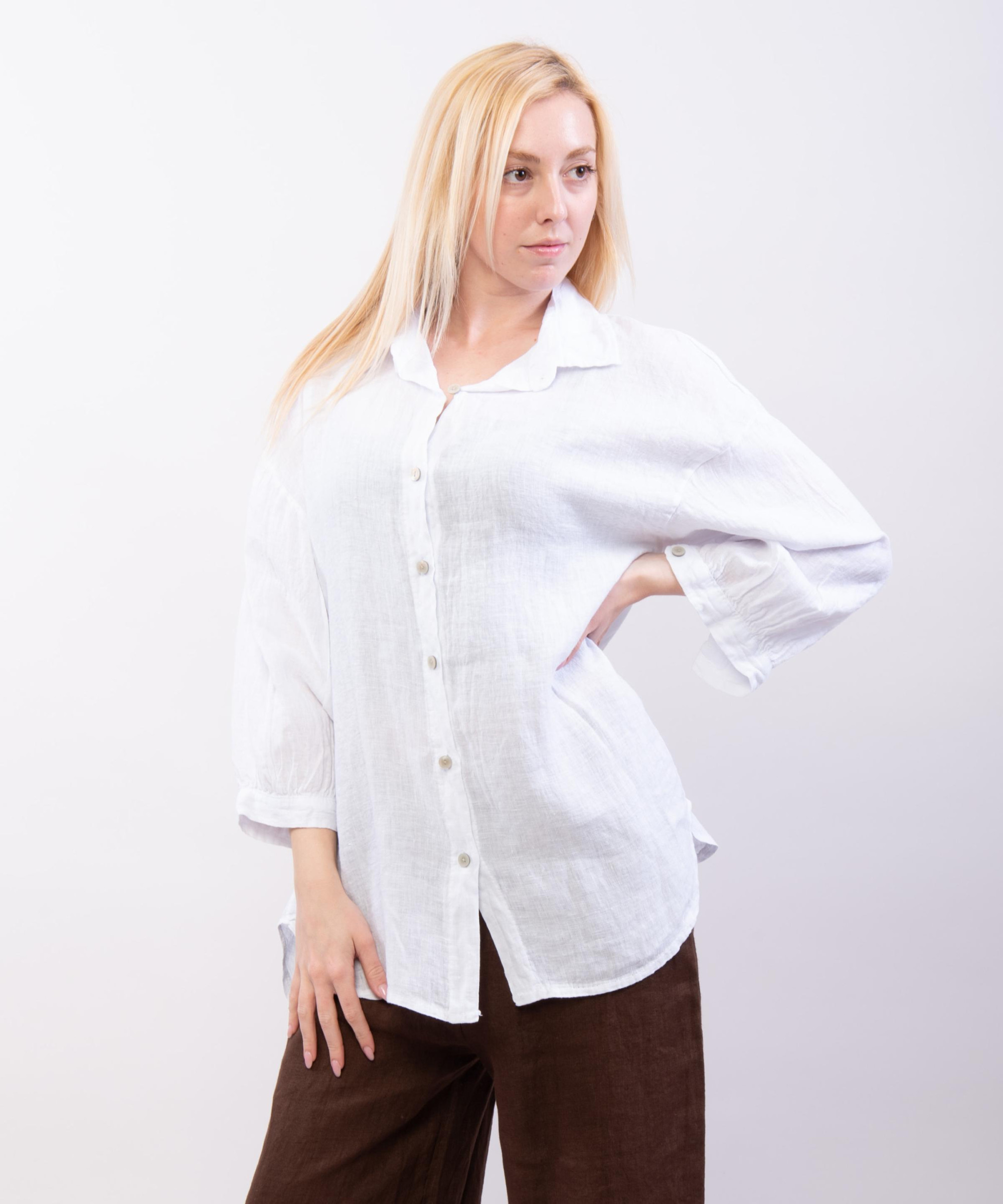 Camicia Lino Oversize