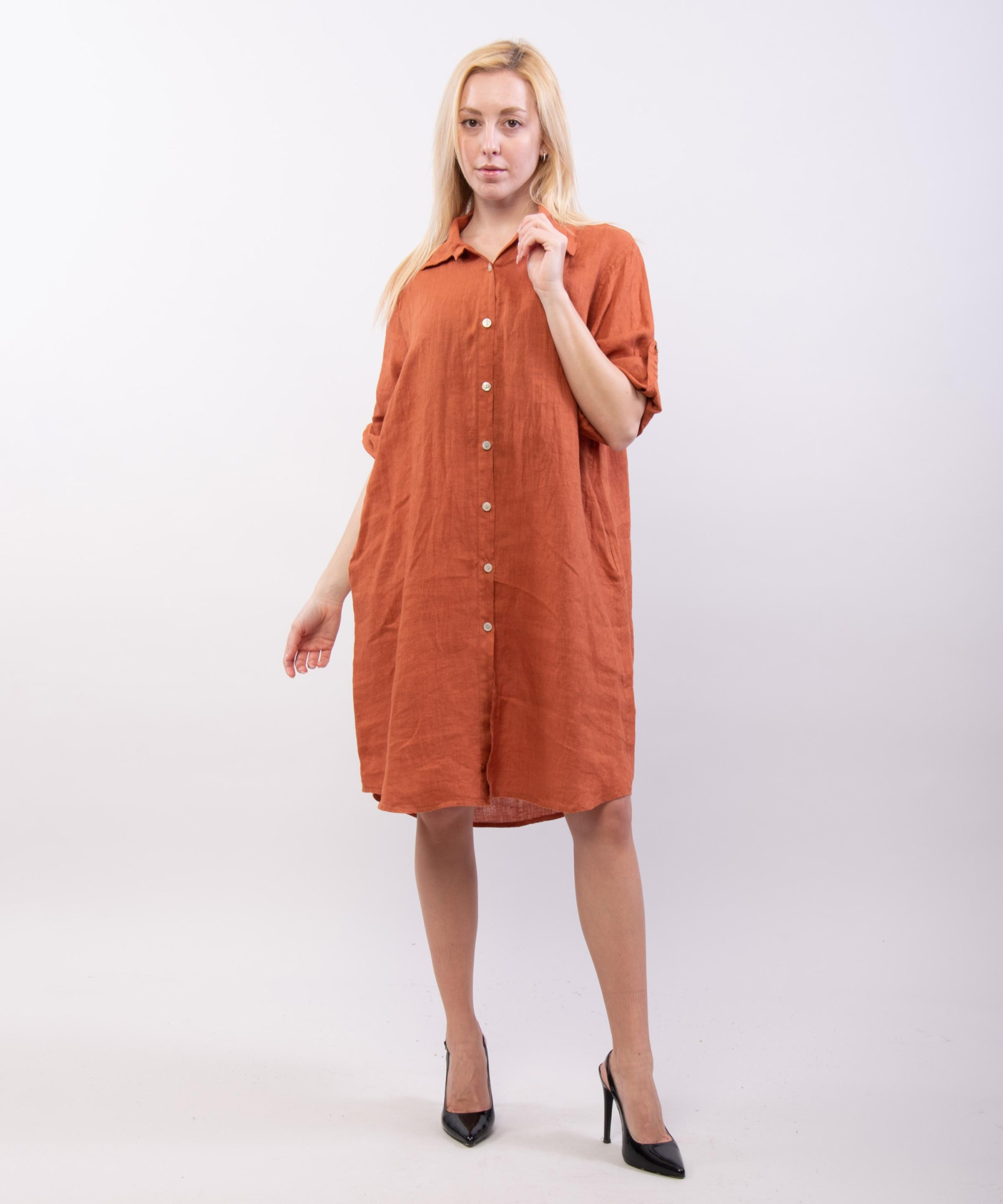 Camicia Lino Oversize