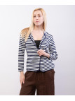 Blazer in Maglia a Righe