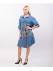 abito camicia con stampa