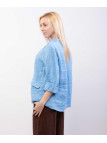 giacca oversized in lino