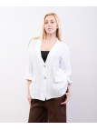 giacca oversized in lino