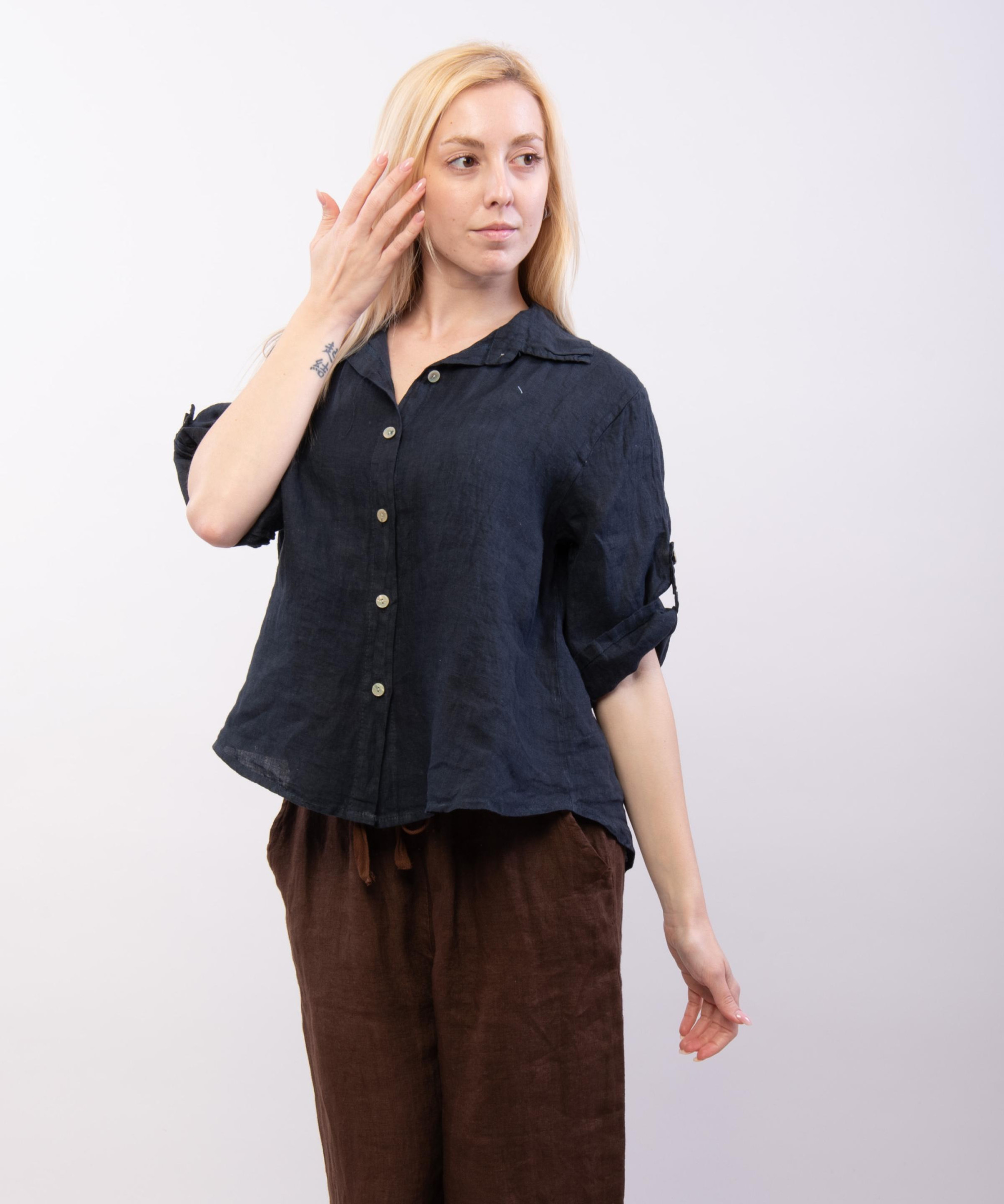 Camicia classica oversized