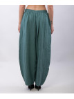 Pantalone Lino a Palloncino con tasche