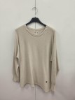 maglione con dettagli trecce