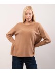maglione con dettagli trecce
