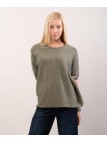maglione con dettagli trecce