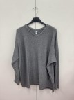maglione con dettagli trecce