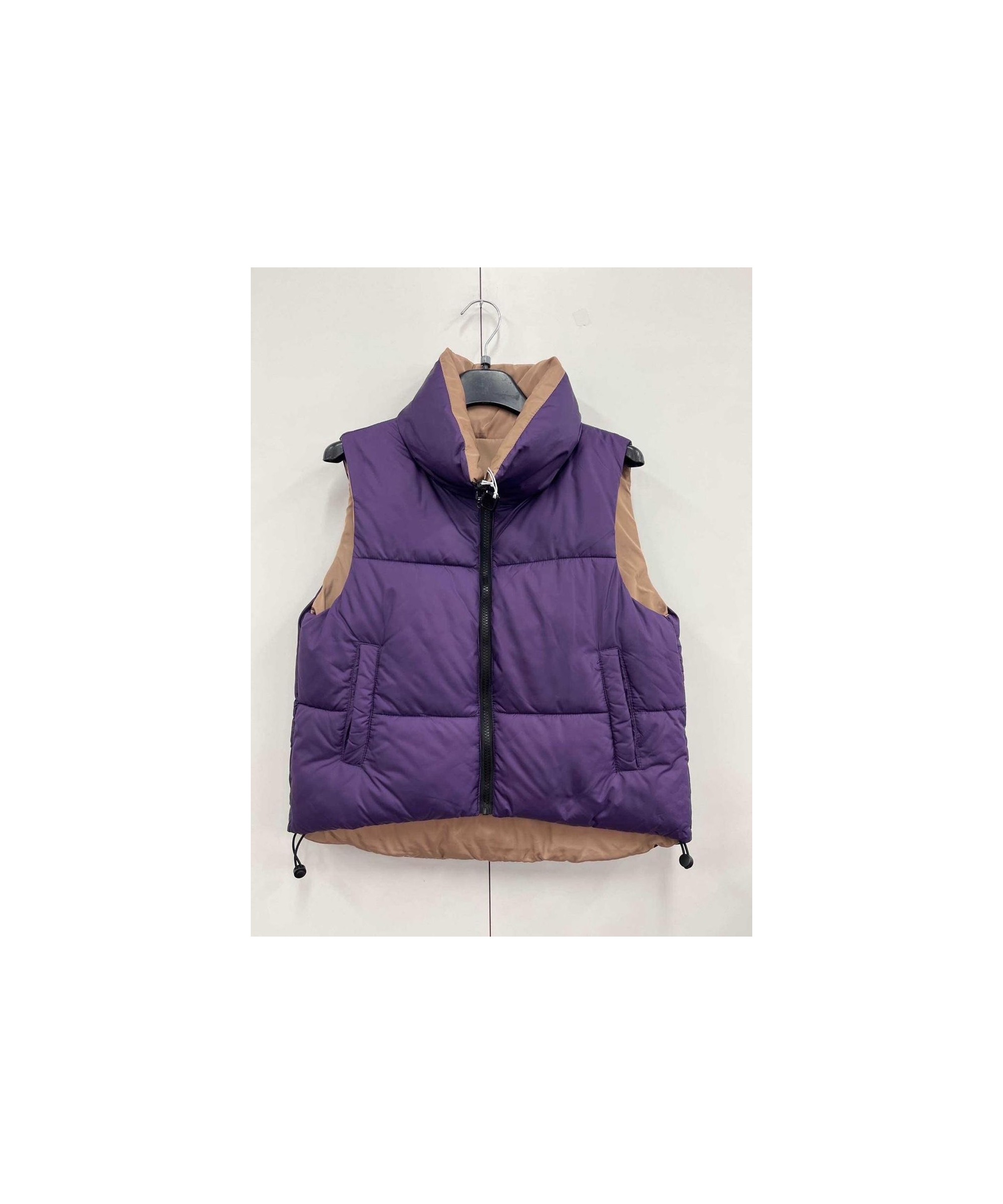 giubbotto smanicato gilet double face