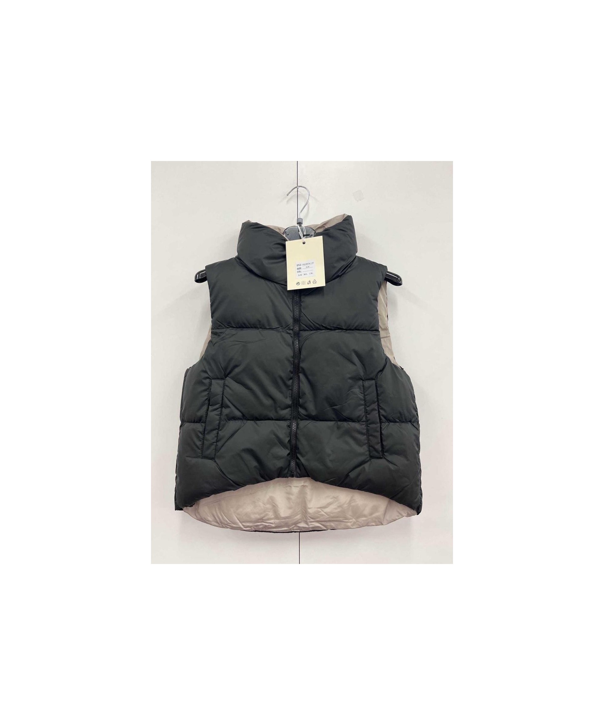 giubbotto smanicato gilet double face