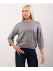 Maglione con orli a crochet